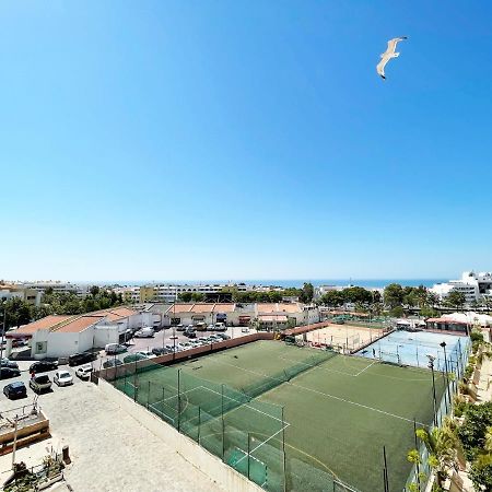 Panoramic Seaview - 2 Bedroom, Main Ave, 15 Min Walk Beach, Workspace Albufeira Exteriör bild