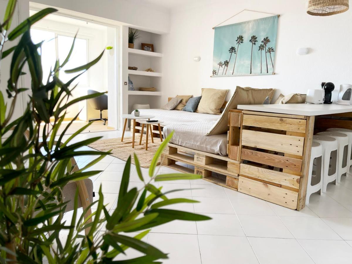 Panoramic Seaview - 2 Bedroom, Main Ave, 15 Min Walk Beach, Workspace Albufeira Exteriör bild